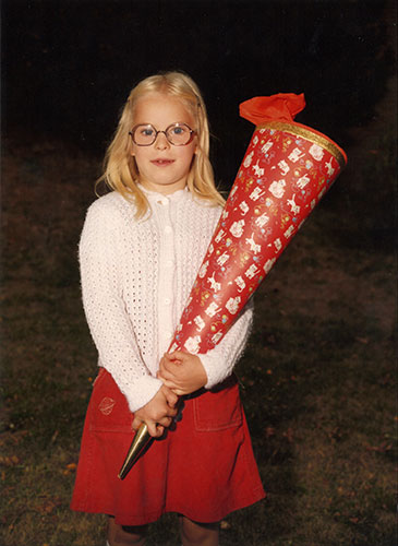 Am Tag der Einschulung