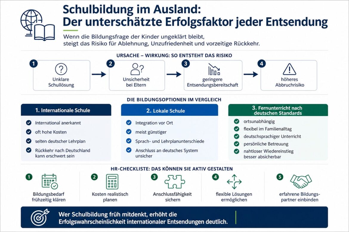 Schaubild Auslandsentsendung