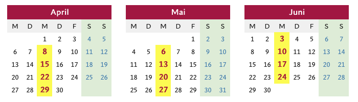Termine-DAF-Mittwoch