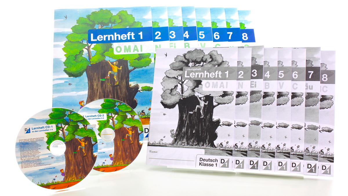 Kursunterlagen (Lernhefte) Deutsch Klasse 1