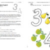 Blick in die Kursunterlagen Vorschule 1: Beginn der Lektion "Die Ziffern 3 und 4"