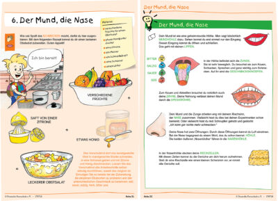 Blick in die Kursunterlagen (Themen-Modul Vorschule 2)